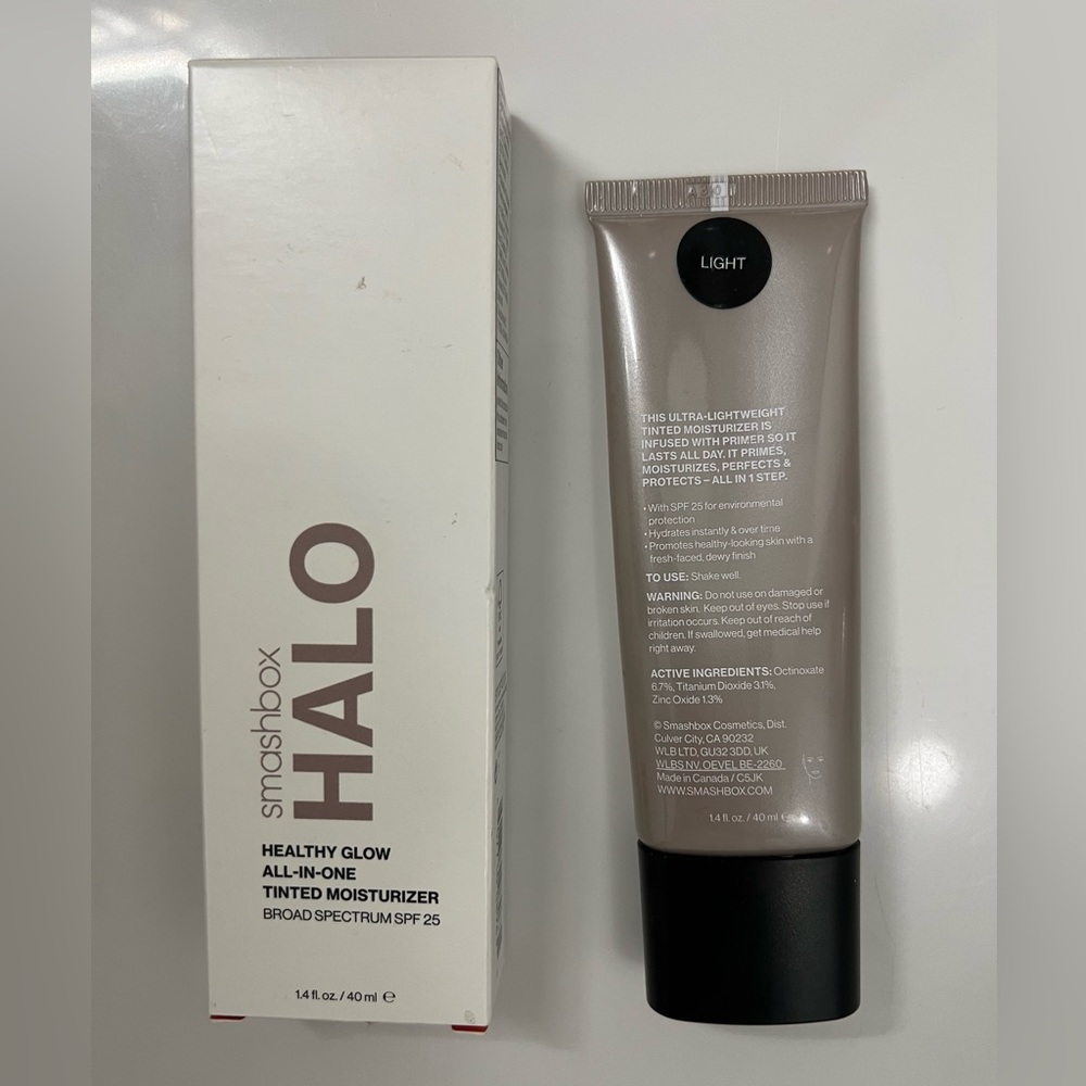NIB - Smashbox Halo All-In-One Tinted Moisturizer 1.4 fl Oz